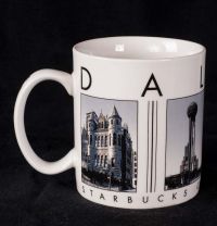 Starbucks Dallas Texas City Scenes Series Coffee Mug 2003